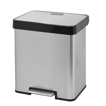 40L Stainless Steel Recycle Bin