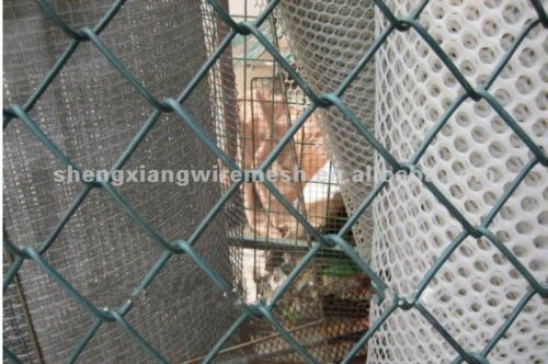 Galvanized or polyster powder spray/pvc coated wire mesh fence/chain link fence/diamond fence weave