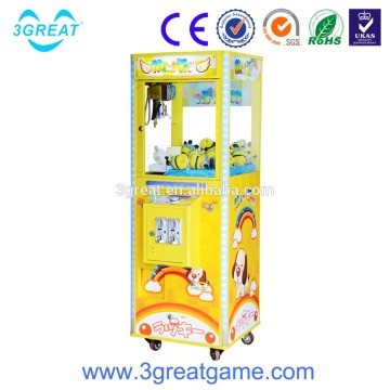 Hottest attractive colorful mini toy crane vending game machine