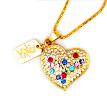 Crystal Heart Shape USB Disk