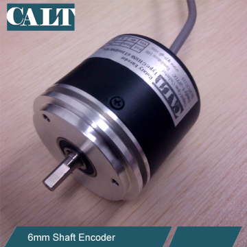 6mm DC motor Shaft encoder open collector reflective optical encoder