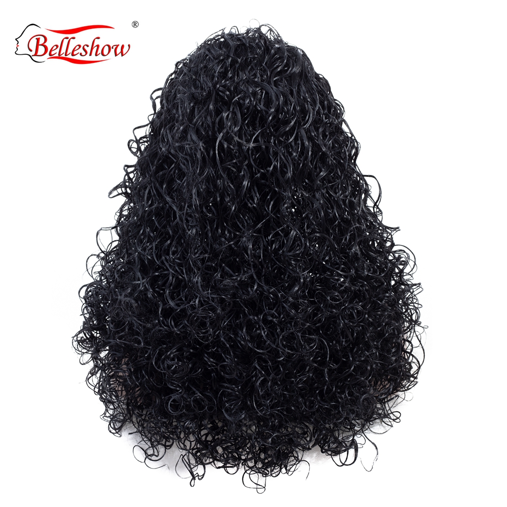 wholesale synthetic wig  hair wig   curly wig	 for African woman  high temperature