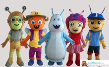 Beat bugs character mascot costume , cartoon mascot suit, custom fur mascots for adults