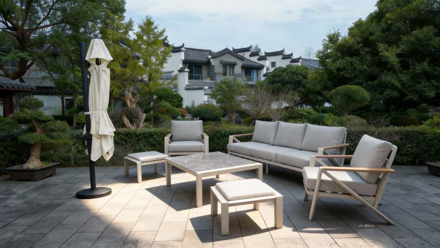 كرسي حديقة وطاولة OT5003-1 Garden Chair And Table OT5003-1