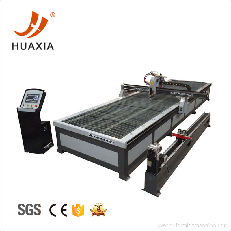 CNC plasma cutter with waterbed device