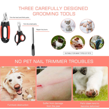 Dogs Nail Clippers Trimmer Set