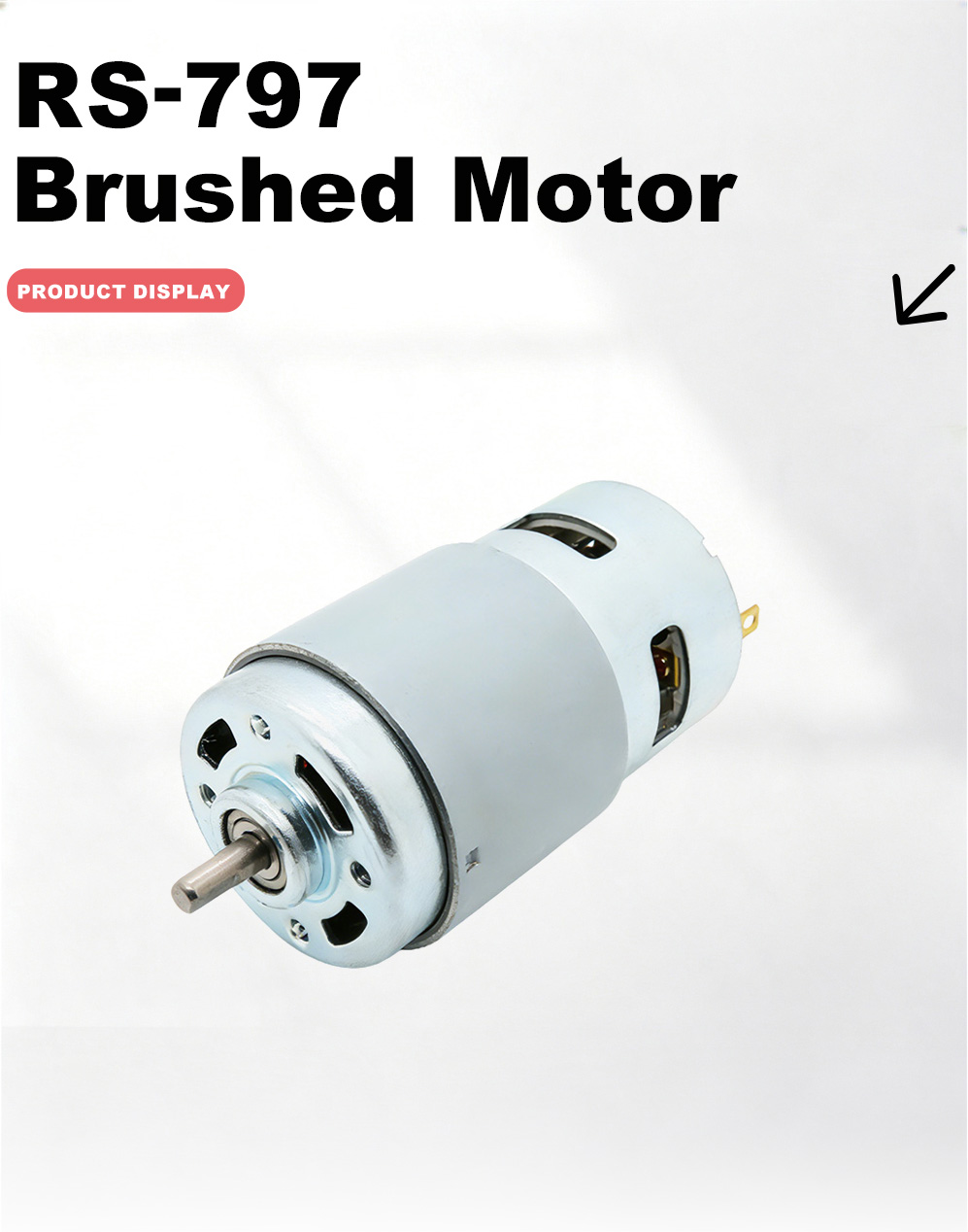 797 Fırçalı DC Motor-2x 797 Brushed DC Motor-2x