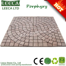 Mesh back interlocking driveway paving stone