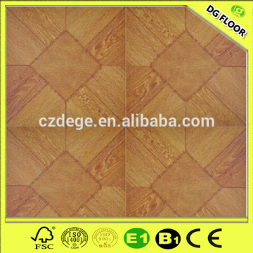 High density HDF Beech art parquet flooring classic design