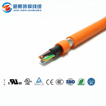 PUR sheathed robot specific shielded control cable