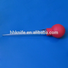 heat resistant baster with rubber bulb