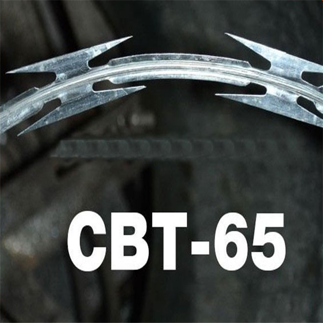الحماية العسكرية CBT65 الأسلاك الشائكة الشائكة للبيع