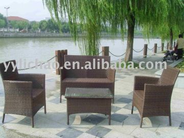 outdoor plastic ratan garden furniture
