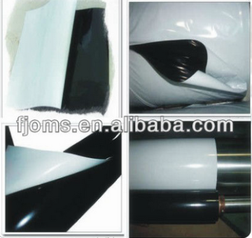 Soil degradable white and black mulch film for agriculture