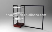 metal shoes display gondola