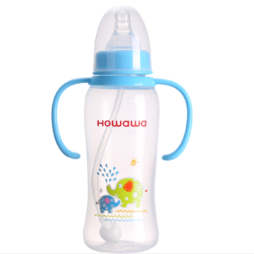 Zuigfles van 270 ml voor babyvoeding met handvat