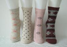 Ladies Soft Hand Angora Wool Socks