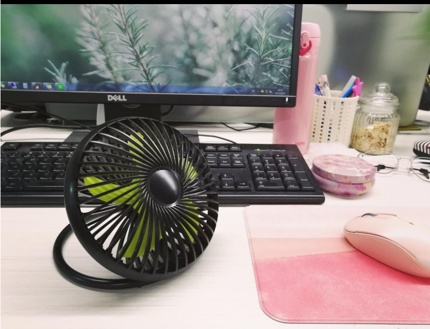 Cooling Fan nga adunay 2 Speed ​​&amp; Adjustable Height