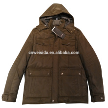 custom logo german winter jackets with hat for mens