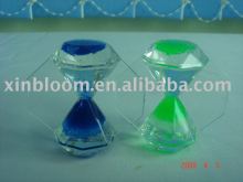 diamond shape liquid sand timer