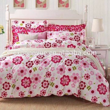 Wide width microfiber Polyester brushed bed sheet fabric /printed bed sheet fabric