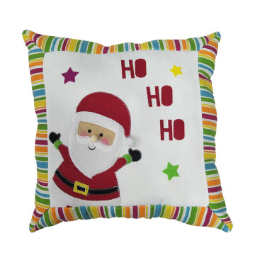 Christmas santa pillow with HO HO HO