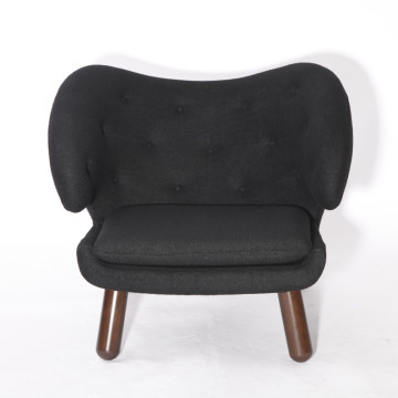 Finn Juhl Leather Pelican Lounge Prezidan