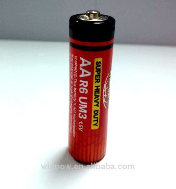 R6 aa battery 1.5V