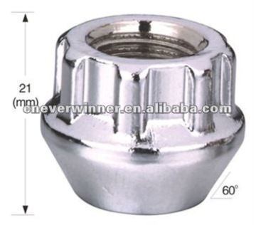 Wheel locks open end Acorn