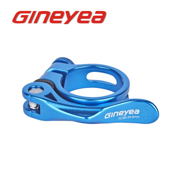 Sandblasting Anodised Aluminum Seat Post Clamp Gineyea KC89 Bicycle Accessory