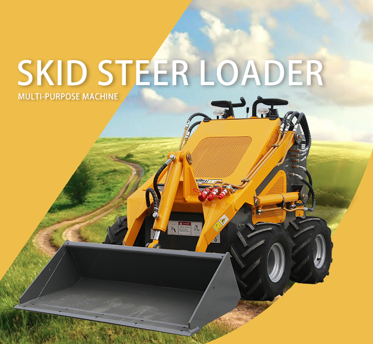 Chargeur de braquage de dérapage Skid Steer Loader