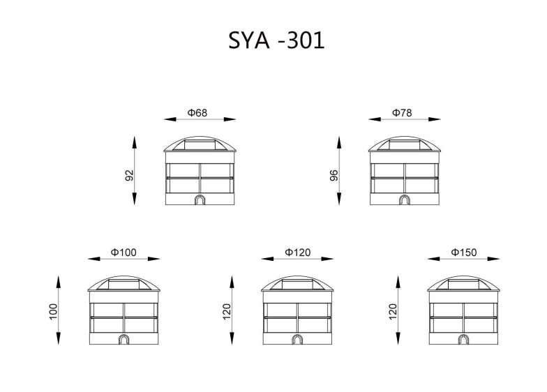 LED wall washer with safety certification