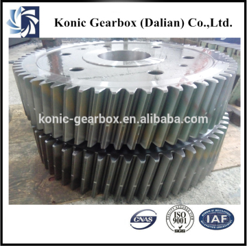 Customized automatic helical gear assembly for big equipment parts from china factory