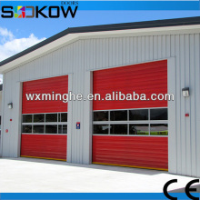remote control or manually overhead industrial door