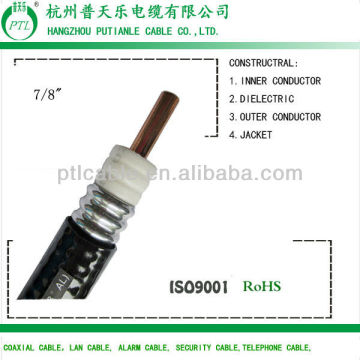 Recommend aluminum black PE 7 8 rf cable