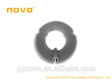 inbuilt tubular motor roller shade parts aluminum round tube