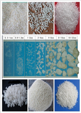 High purity water filter material quartz sand/ water purification sand in water purification