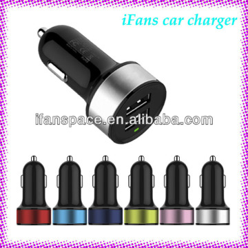 Dual usb auto charger 3.1A Mini usb charger