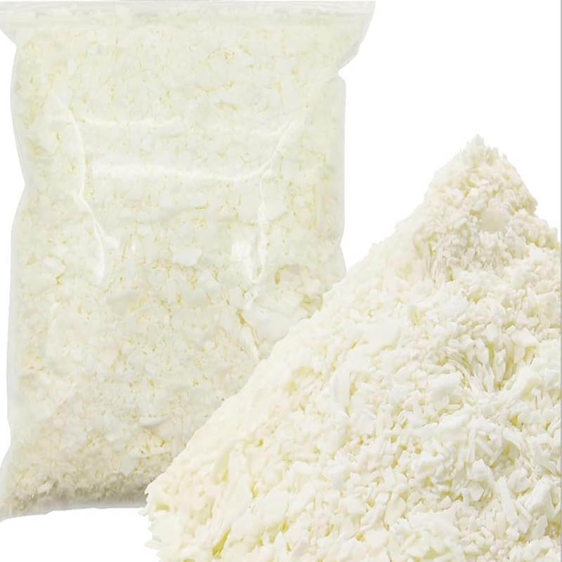 Соевы воск на калядную свечку са шкляной слоічкай