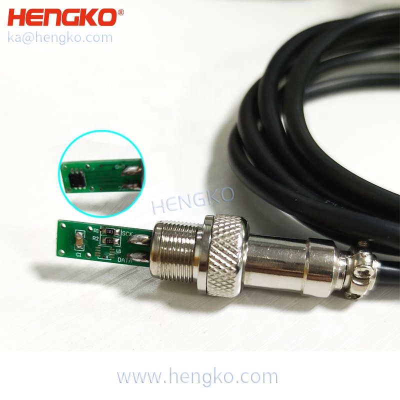 High precision electronic temperature humidity control board PCB sensor module with sensor probe detector