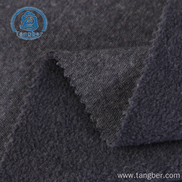 150D 280 gsm knitted polar fleece fabric