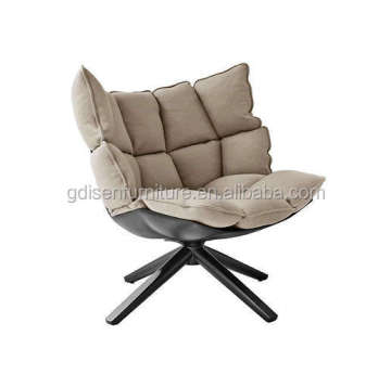 Husk Chair Swivel Chair with Cushion by fibreglass
