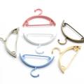 Wholesale Cute Mini  Alloy Clothes Rack Clothes Hanger 100pcs/Bag For Craft DIY Accessories Embellishments