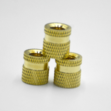 Customized non-standard brass knurled insert nut