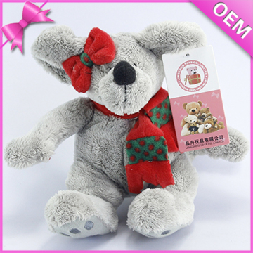 25cm Sitting Grey Stuffed Mouse Plush Toy Mouse, Plush Christmas Mouse, Grey Mouse Plush Toys