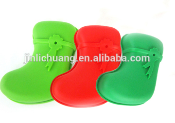 Factory Directly Silicone Christmas Sock Cake Mold