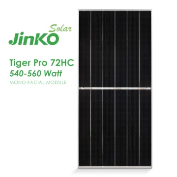 Jinko Tiger Pro 72HC 540W-560W Mono-Facial P-Type PERC Solar Panel