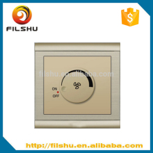 Europe style wall switch ceiling fan speed controller wall switch