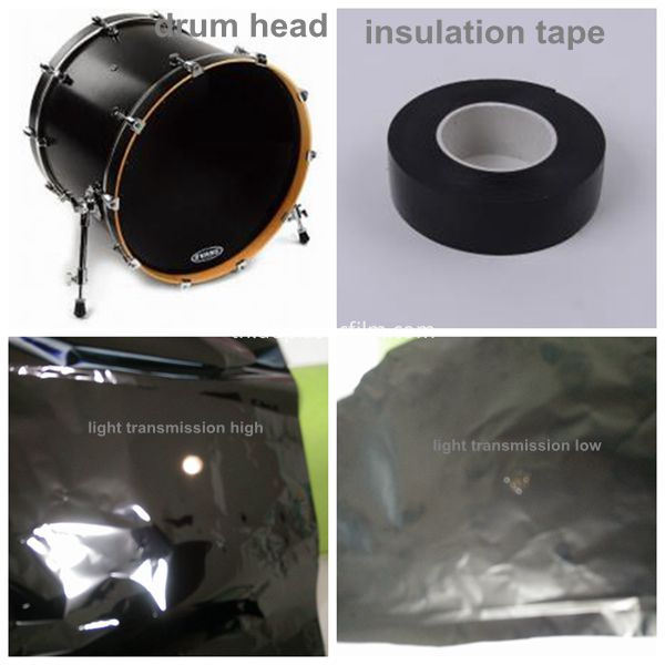 PET black film application