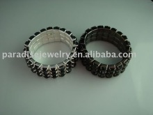 chunky stretch rhinestone bracelet